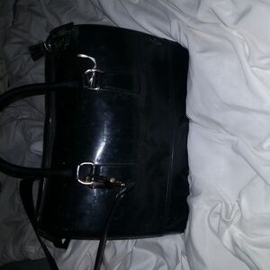 Large Black Furla candy bag